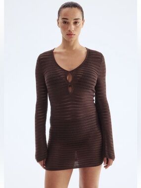 Pointelle Knit Dress NWT